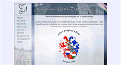 Desktop Screenshot of gotia-zaringia.de
